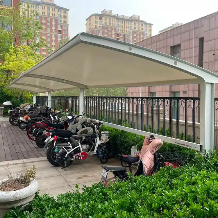 平乡县膜结构电动车棚